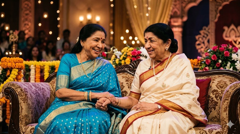 आशा भोसले और उनकी बहन लता मंगेशकर की मौत में सामने आए कई संयोग