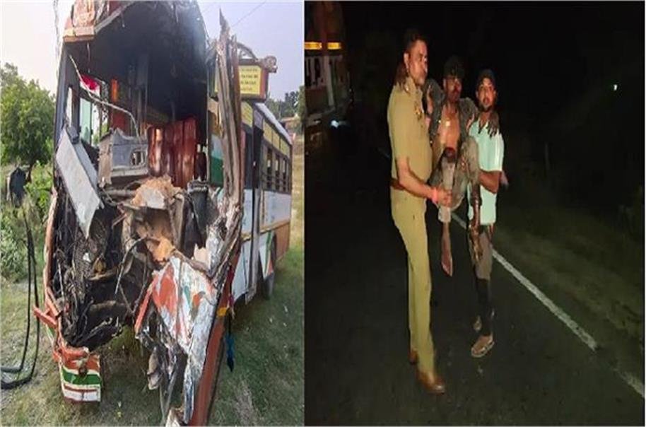 बहराइच में रोडवेज बस और ट्रक की आमने-सामने की टक्कर; 17 यात्री घायल