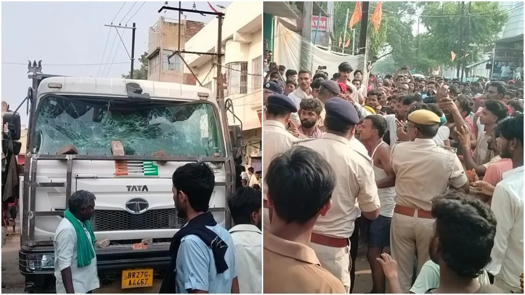 9वीं की छात्रा को हाईवा ने 15 फीट तक घसीटा,बेकाबू भीड़ ने किया पथराव; पुलिस ने चलाईं 40 से ज्यादा गोलियां…