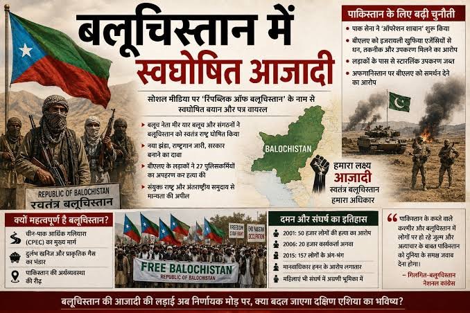 बलूचिस्तान में स्वघोषित आजादी
