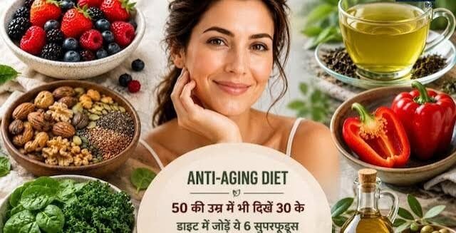 50 की उम्र में भी दिख सकते हैं 30 के, बस डाइट में जोड़ें ये 6 सुपरफूड्स