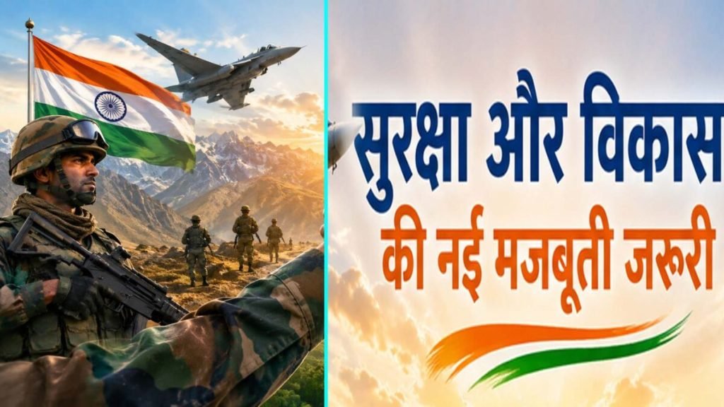 सुरक्षा और विकास की नई मजबूती जरूरी…