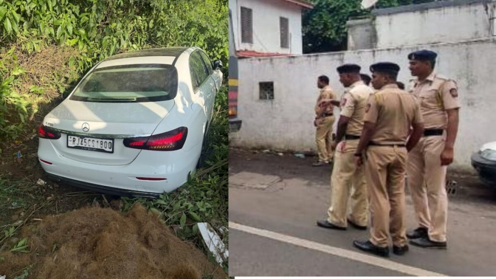 जयपुर सेंट्रल पार्क से CA का अपहरण, मर्सिडीज पलटने पर बची जान