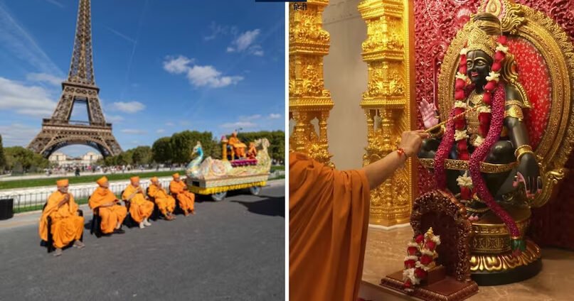 पेरिस में देश के पहले हिंदू मंदिर की भव्य प्रतिष्ठा, योगीजी ने 1970 में लिए संकल्प को किया पूरा