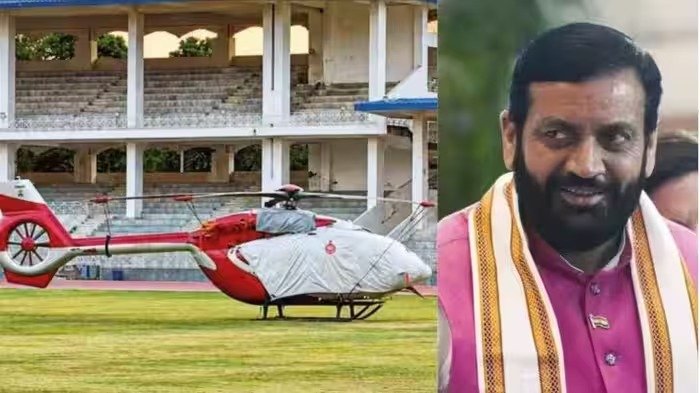 देवी लाल स्टेडियम में मुख्यमंत्री नायब सिंह सैनी के हेलिकॉप्टर के खड़े रहने से चार दिनों तक खिलाड़ी नहीं कर पाए प्रैक्टिस…